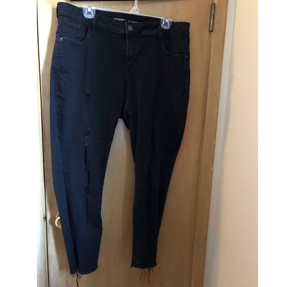 Old Navy ripped black jeans